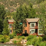 Exterior as viewed from river.